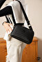 Original Women's New Season 4 Compartment Luxury Soft Leather Adjustable Cross Column Strap Shoulder Bag - 4