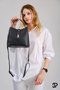 Original Women's New Season 4 Compartment Luxury Soft Leather Lock Detailed Cross Column Strap Shoulder Bag - 7