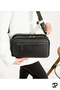 Original Women's New Season 4 Compartment Luxury Soft Leather Adjustable Cross Column Strap Shoulder Bag - 7