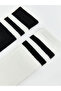 New Season Striped Girl's Knee Socks 2-Piece - 2