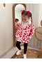 Girl's Red and White Heart Water and Windproof Trench Coat-Raincoat-Windbreaker - 5