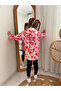 Girl's Red and White Heart Water and Windproof Trench Coat-Raincoat-Windbreaker - 4
