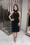 Full Pleated iLined Chiffon Dress - 2