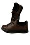 Gr224 Genuine Leather Daily Use Brown Men's Sneaker Shoes - 6