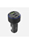 شاحن سيارة بمنفذين Type-C + USB - CA 704 - 4