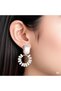 Stone Detailed Stone Evening Dress Women's Bijoux Earrings
