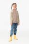 Printed Stand Collar Girl's College Jacket - 5