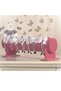 Domestic Production Large Size Suede Fabric Pink Color 50 cm Standing Crown Stand