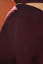 Snug Fit High Rise Active Tights in Plum Colour - 6