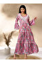 Hand Embroidered Chikankari A-Line Gathering Pattern Mulmul Cotton Jalabiya-AL3673 - 5