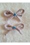 Set of 4 with Bow and Evil Eye Beads, 8 Buckles - 4