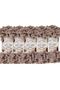 Puffy 5 Pack Hand Knitting Yarn - No Needles - 100g X 5 Pieces - Color No: 530 - Beige