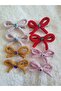 Set of 4 with Bow and Evil Eye Beads, 8 Buckles