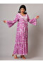 Hand Embroidered Chikankari A-Line Gathering Pattern Mulmul Cotton Jalabiya-AL3673 - 4