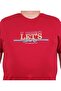 Men's Plus Size Crew Neck T-Shirt Let's Do It 25186 Maroon - 2