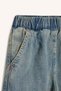 Girls Cargo Pocket Wide Leg Wide Wide Leg Jeans 3163943 - 7