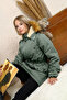 Children's Waterproof Canvas Fabric Winter Long Coat - 6