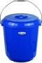 Oasis Bucket with Lid Blue 25ltr