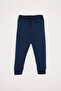 Baby Boy 2 Piece Set Color Block Long Sleeve Soft Fuzzy Inside Sweatshirt Top Jogger Sweatpants Y1 - 2