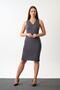 V-NECK PENCIL DRESS (B23-0081)
