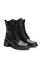 Genuine Leather Women's Heeled Zippered Non-Slip Sole Boots - 2