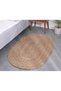 FFD Handmade Indian Braided Jute Rug - Natural Oval Area Rug for Boho Home Decor - Vintage - 6