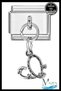 Zircon Stone Heart Dangle Charm |   Italian Bracelet Compatible |   Italian Charm Women's Jewelry Accessory