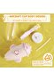 Kids Drinking Bottle - Plane Shape, 500ml, Cute Reusable Kids Water Bottle with Straw, Leak-R - 8