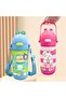 Stainless Steel Kids Puzzle Swirl Water Bottle with Straw & Strap Double Wall Vacuum Insulate - 5