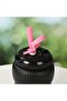 Super Cute Pink Coffee Water Cup for Office or Home Vacuum Insulated Stainless Steel with Han - 3