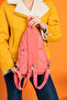 Yavruağzı Backpack, Crinkle Fabric, Single Arm Adjustable Body Bag and Chest Bag, 30X20Cm - 2