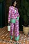 Multi Ethnic Pattern Satin Suit 10028 R8-J-K5 - 7