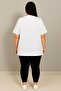 Women's Plus Size Short Sleeve Crew Neck Basic Oversize T-Shirt 1977-25 - 2