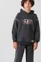 New York Brooklyn Printed Kangaroo Pocket Side Piping Boys Bottom Top Tracksuit Set - 6