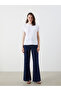 White Crew Neck Women's T-Shirt - 2