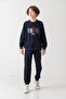 1984 Champ Applique Embroidered Printed Boys Bottom Top Tracksuit Set - 3