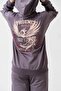 Phoenix Spirit Printed Kangaroo Pocket Boys Bottom Top Tracksuit Set - 6