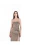 Women’s Gold Sequin Party Dress - 2