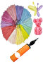 100 Mixed Sausage Balloons + Balloon Pump Gift