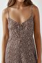 V-Neck Wide Leg Floral Knitted Jumpsuit - 2