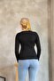 Soft Touch Modal Combed Cotton Basic Black Blouse Long Raglan Sleeve Women's Body Lycra T-Shirt - 5