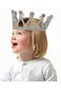 Silver Color Children and Adult Compatible Queen Crown Princess Crown 8X25 cm - 2