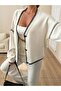 Women's Detailed Cotton Knitwear Set - 3