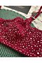 Pointy Love Transparent Soft Tulle Shiny Polka Dot Underwire Stylish Bra Set - 8