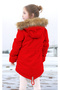Girl's Waterproof Machine Washable Canvas Fabric Thick Winter Coat - 8