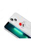 iPhone 13 Case Transparent Figured Zore Folk Hard Cover - Papatya - 8