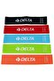 Latex Set of 5 Different Hardness Aerobic Pilates Resistance Exercise Band Squat Rubber - Closed End - 2