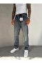 Dark Blue Washed Baggy Jeans