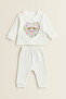 100% Cotton Bottom Top Double Baby Suit 0-6 Months - 2