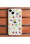 iPhone 15 Plus and 14 Plus Compatible 3D Fruit Pattern Transparent Silicone Phone Case